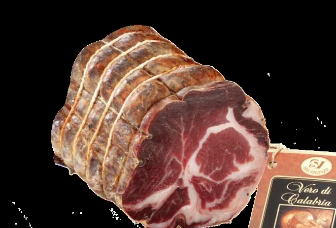 Salumi - Capocollo Calabrese D.O.P. trancio gr 500 t dalla Sila